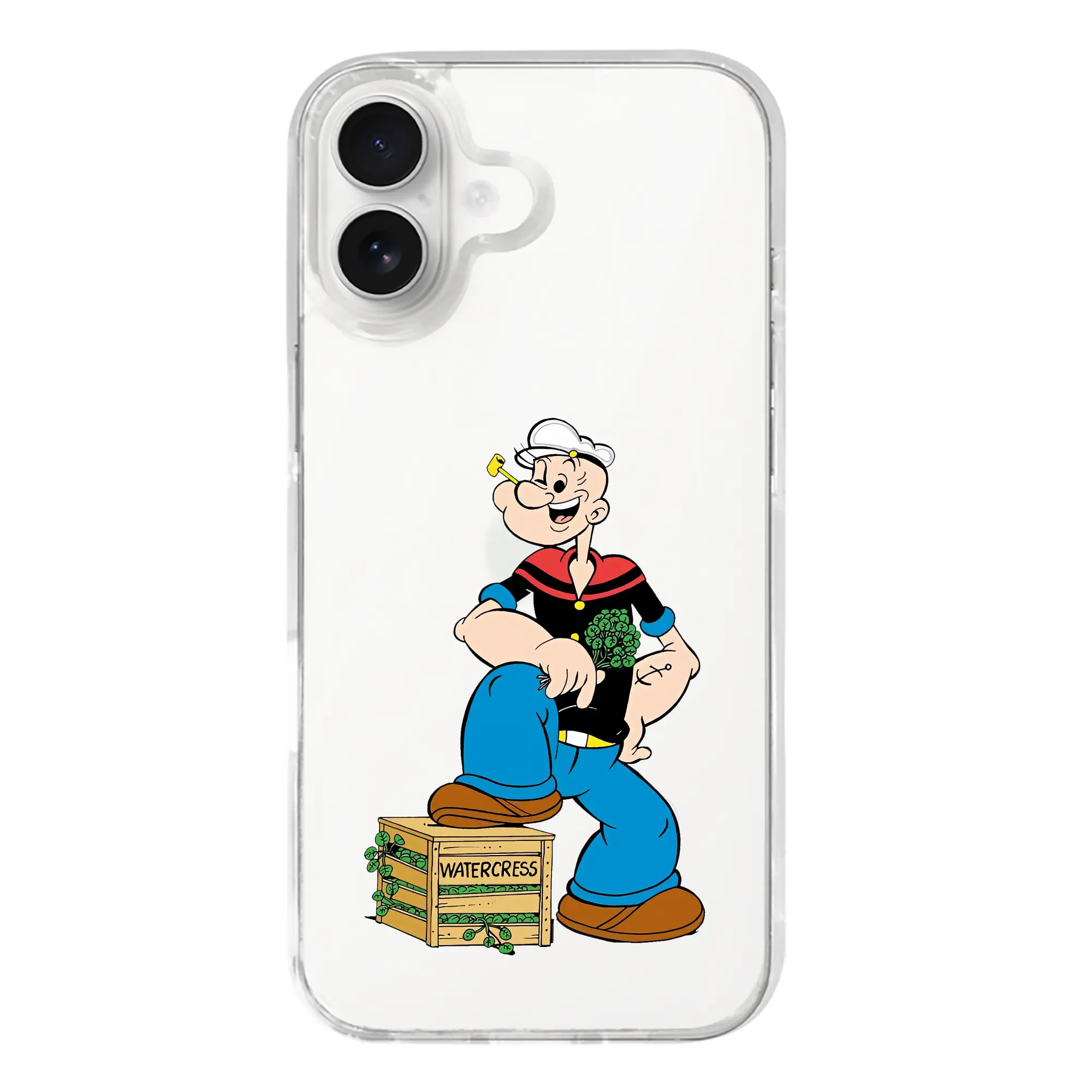 ポパイ グッズ ポパイ - iPhone 17シリーズ 透明スマホケース – 薄型・耐衝撃・精密フィット保護カバー